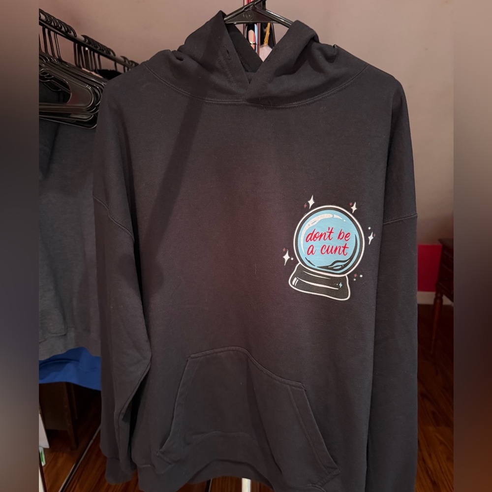 Assholes Live Forever- Don’t be a c**t Hoodie. XL